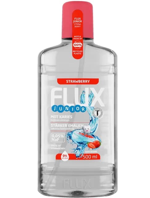 Flux Junior Jordgubb 500 ml