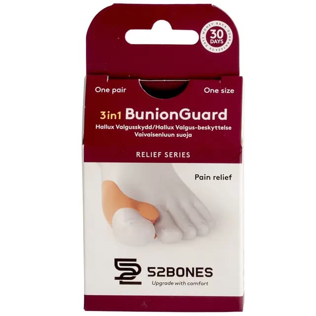 52Bones 3-in-1 Hallux Valgusskydd 2 st