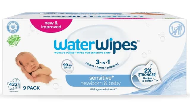 WaterWipes Baby Wipes 9x48-pack