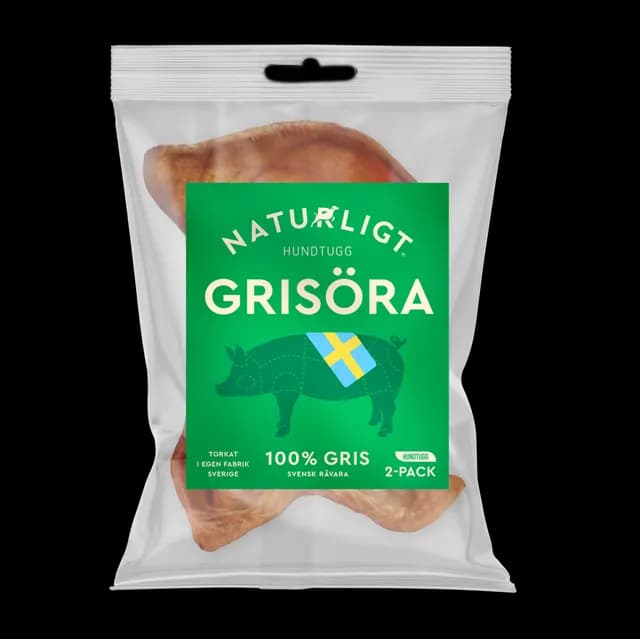 Naturligt Grisöron 2-pack
