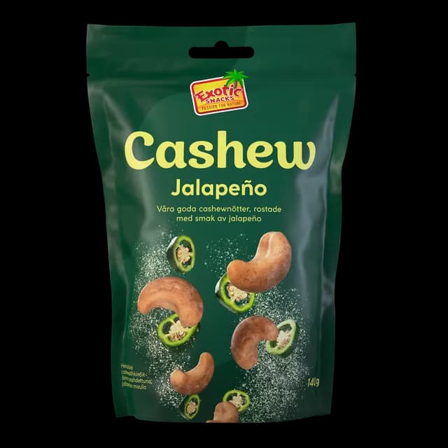 Exotic Snacks Cashew Jalapeño 140 g