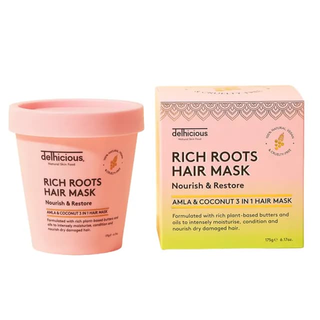 Delhicious Rich Roots 3-In-1 Hair Mask 175 g