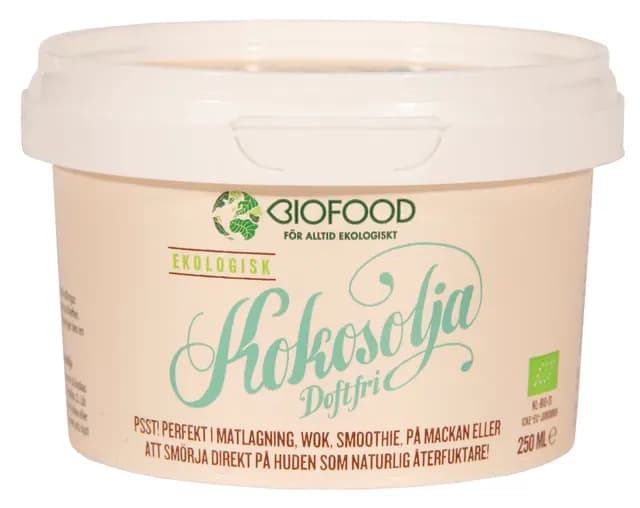 Biofood Kokosolja doftfri 250 ml