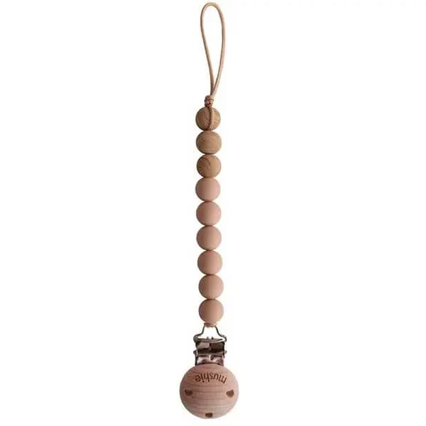 Mushie Napphållare Eva Pale Taupe