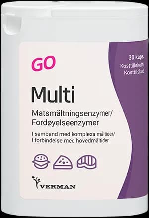 Multi Go Multienzym 30 kapslar
