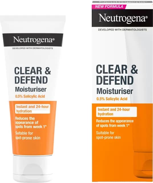 Neutrogena® Clear & Defend 0.5 % Salicylic Acid Moisturiser, 50 ml