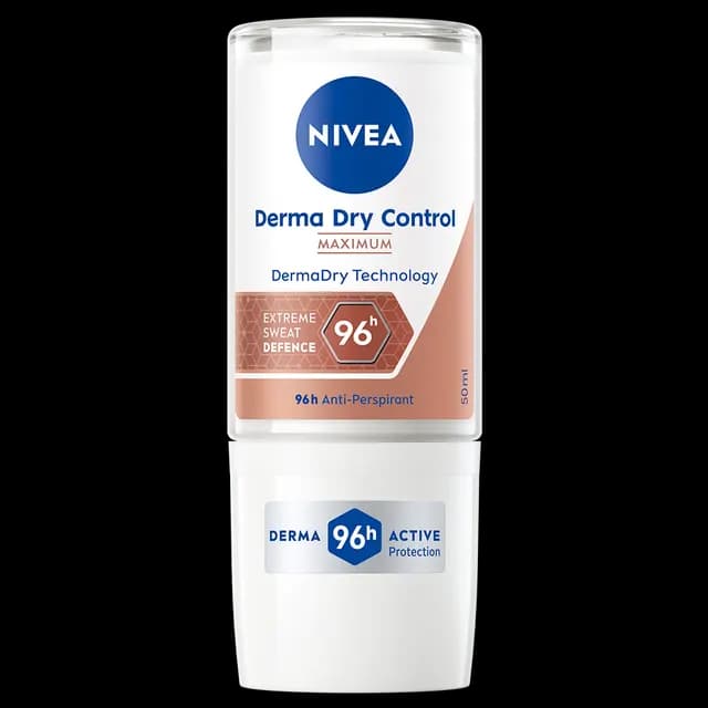 NIVEA Antiperspirant Deo Derma Dry Control Maximum Roll On 50 ml