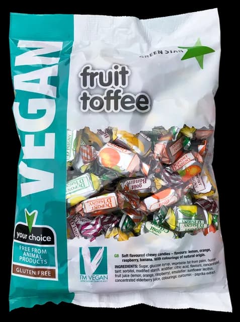 Green Star Vegan Fruit Toffee 500 g