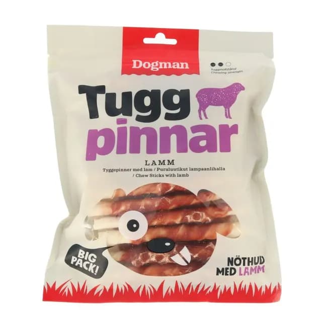 Dogman Tuggpinnar Lamm 12,5 cm 25-pack