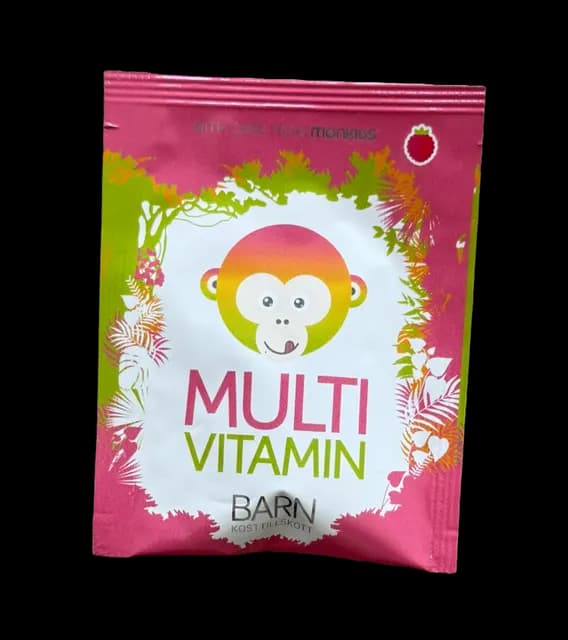 Monkids Multivitamin Barn Hallon Smakprov 2 st