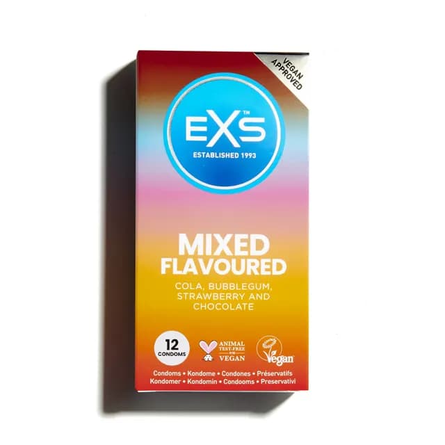 EXS Mixed Flavoured Kondomer 12-pack