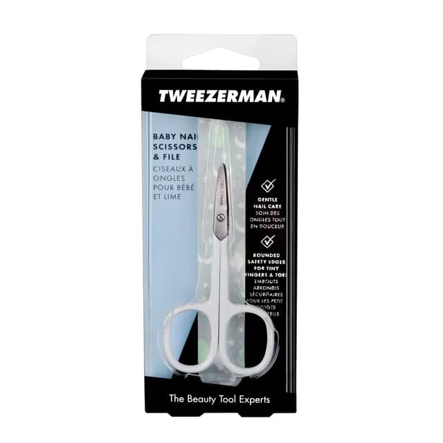 Tweezerman Baby Nail Scissorcs With File