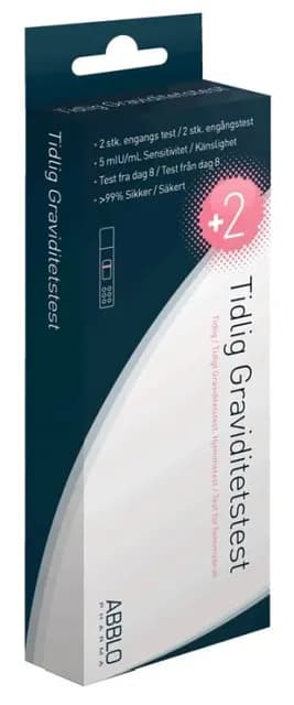 Abblo Pharma Tidigt Graviditetstest 2 st