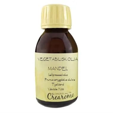 Crearome Mandelolja Kallpressad Eko 100 ml
