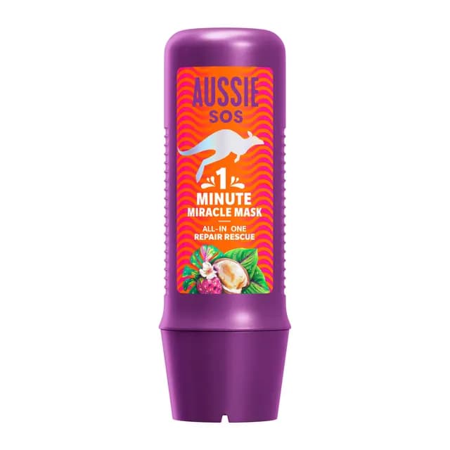 Aussie SOS 1 Minute Miracle All In One Repair Rescue Hårinpackning 250 ml