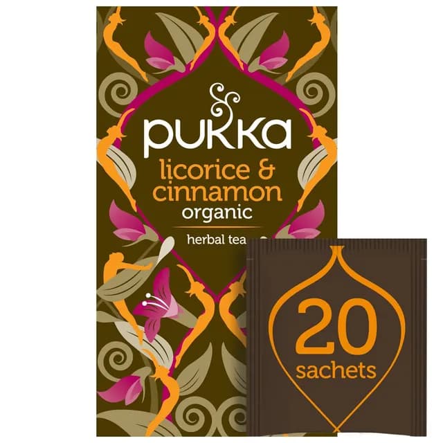 Pukka Licorice & Cinnamon 20 tepåsar