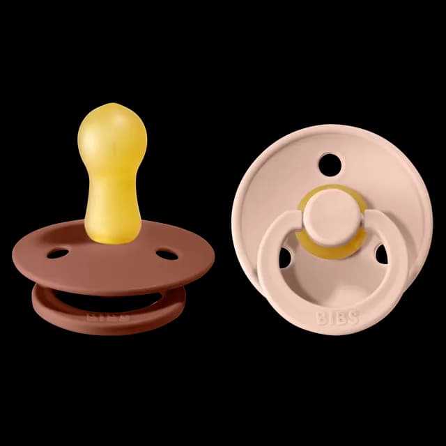BIBS Colour Latex Size 2 Woodchuck/Blush 2-pack