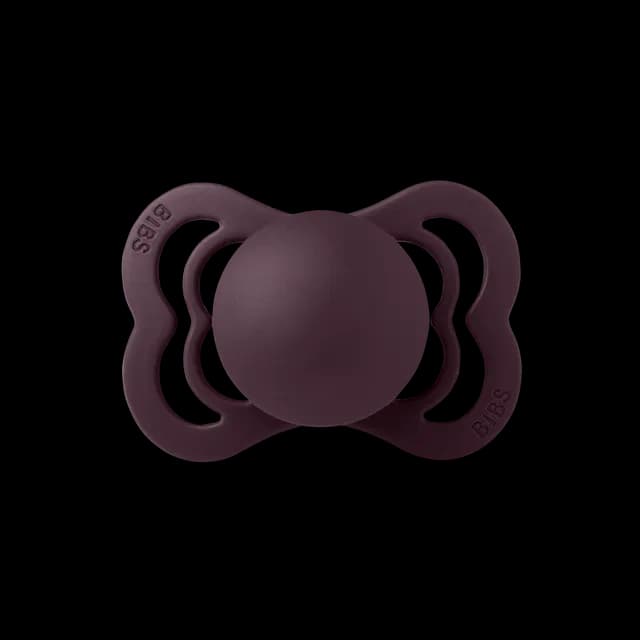 BIBS Supreme Silicone Size 1 Plum