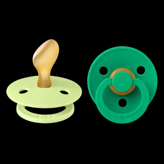 BIBS Colour Latex Anatomical Size 2 Matcha/Cactus 2-pack