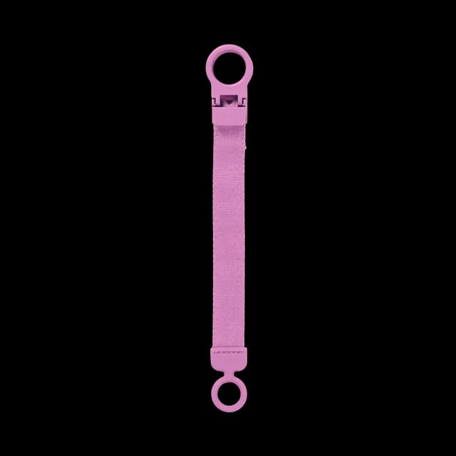 BIBS Pacifier Clip Loop Bubblegum