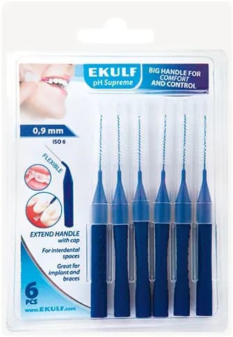 Ekulf pH Supreme Mörkblå 0,9 mm 6 st