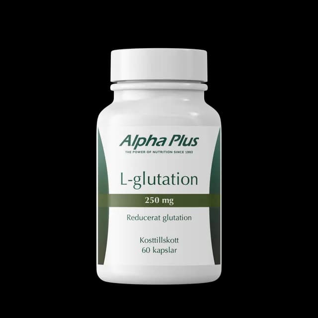 Alpha Plus L-glutation 250 mg 60 kapslar