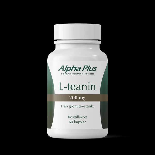 Alpha Plus L-teanin 200 mg 60 kapslar