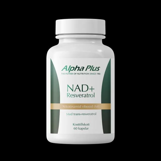 Alpha Plus NAD+ Resveratrol 60 kapslar