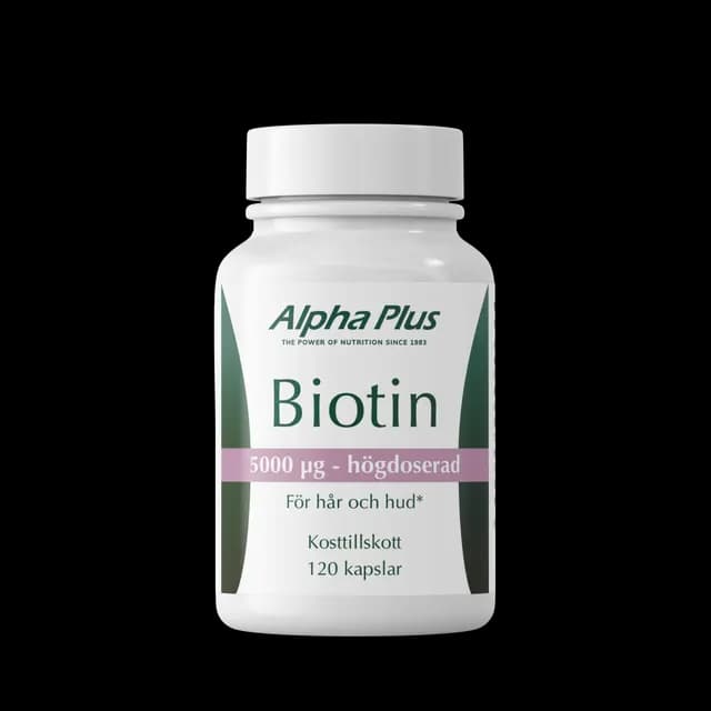 Alpha Plus Biotin 120 kapslar