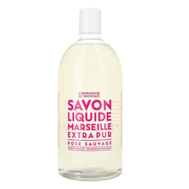 Compagnie De Provence Liquid Marseille Soap Refill Wild Rose 1000 ml