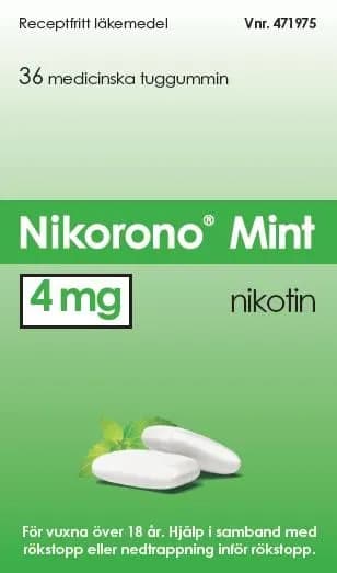 Nikorono Mint 4 mg 36 st