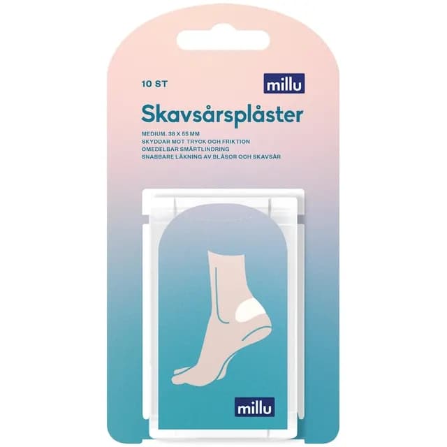 Millu Skavsårsplåster Medium 10-pack