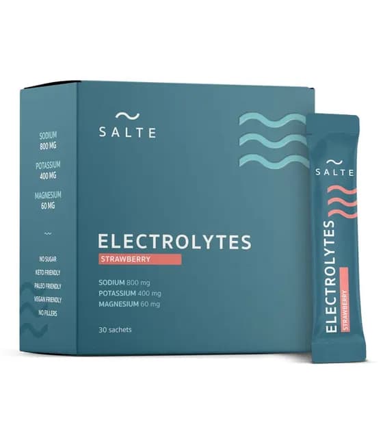 SALTE Elektrolyter Jordgubb 30 dospåsar