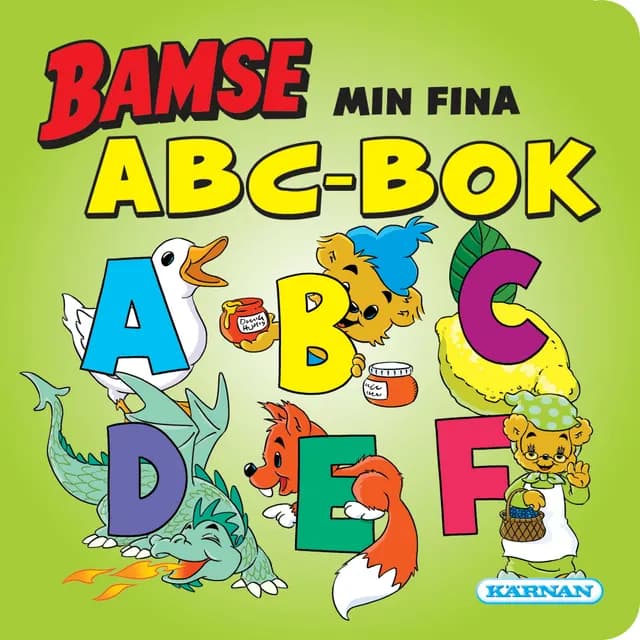 Bamse Min Fina ABC-Bok