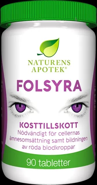 Naturens Apotek Folsyra 90 tabletter