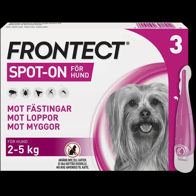 Frontect Spot-on Hund XS 2-5 kg 3 x 0,5 ml