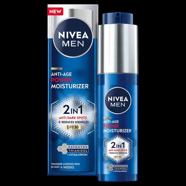 Nivea Men Luminous Anti-Age Power 2in1 Moisturiser SPF30 50 ml