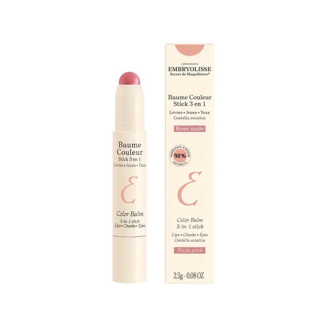 Embryolisse Color Balm 3-In-1 Stick Nude Pink 2,5 g
