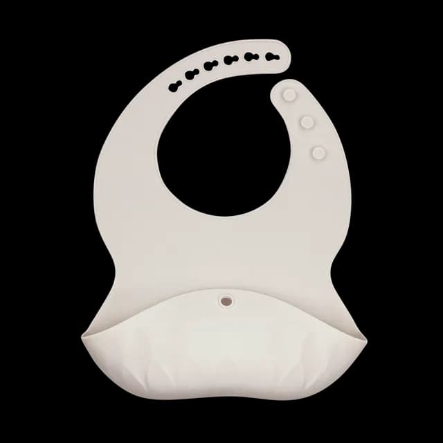 Najell Silicone Bib Porcelain White