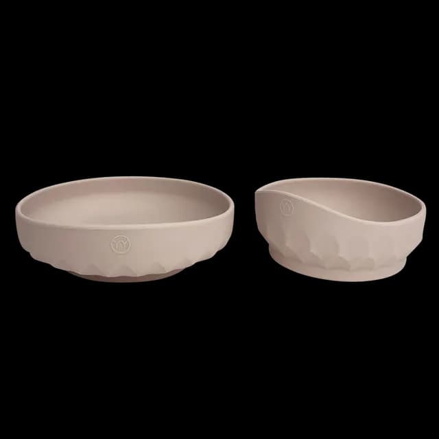 Najell Baby plate and bowl set Dune Beige