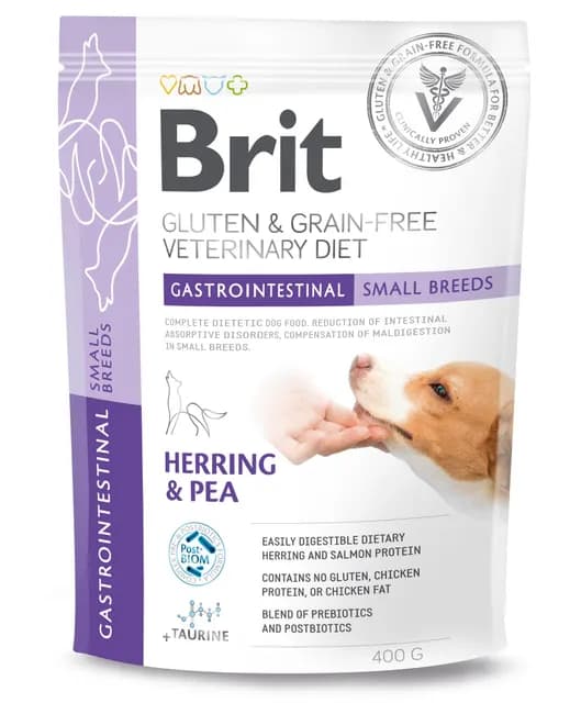 Brit Veterinary Diet Dog Gastrointestinal Small Breeds Grain Free 400 g