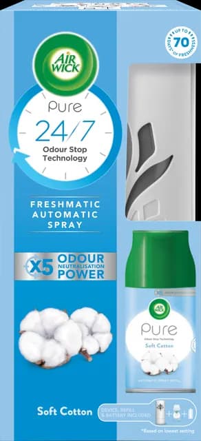 Air Wick Freshmatic Pure Soft Cotton Starterkit
