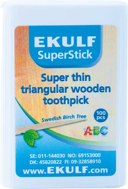 Ekulf SuperStick Dubbeländad 100 st