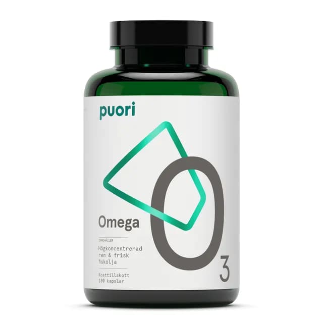 Puori O3 Omega-3 80% 2000 mg 180 kapslar