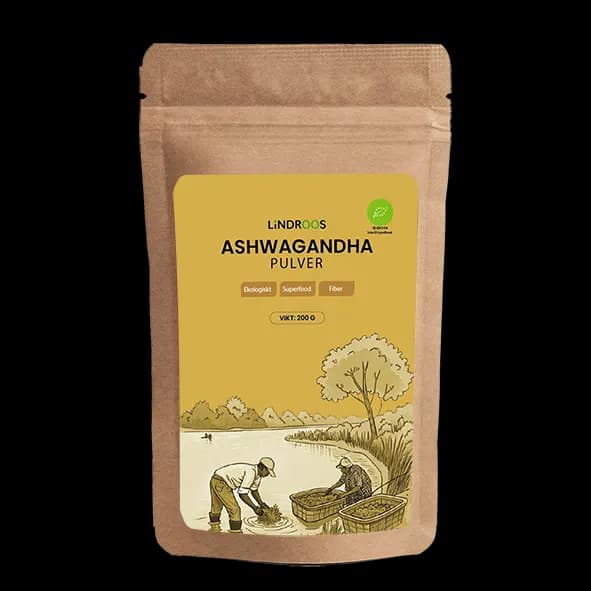 Lindroos Ashwagandhapulver Ekologiskt 200 g