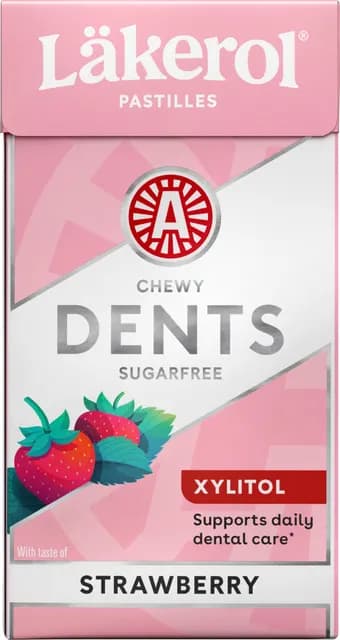 Läkerol Dents Strawberry 36 g
