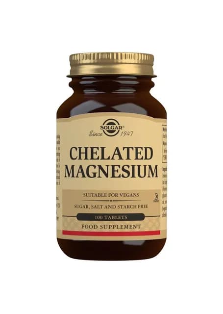 Solgar Chelated Magnesium 100 tabletter