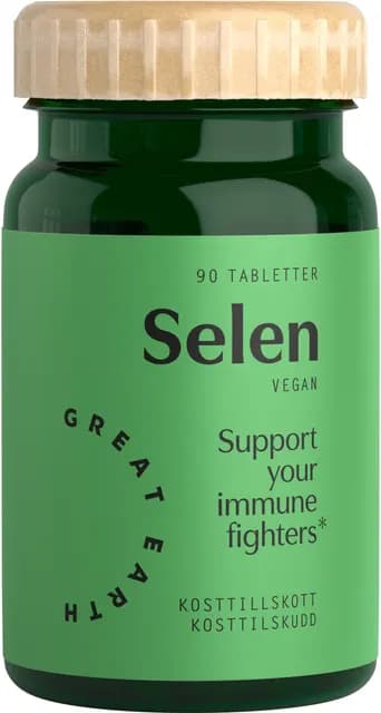 Great Earth Selen 100 mcg 90 tabletter