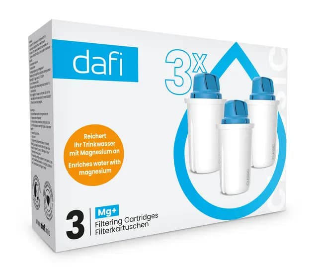 Dafi filterpatron+Magnesium 3-pack