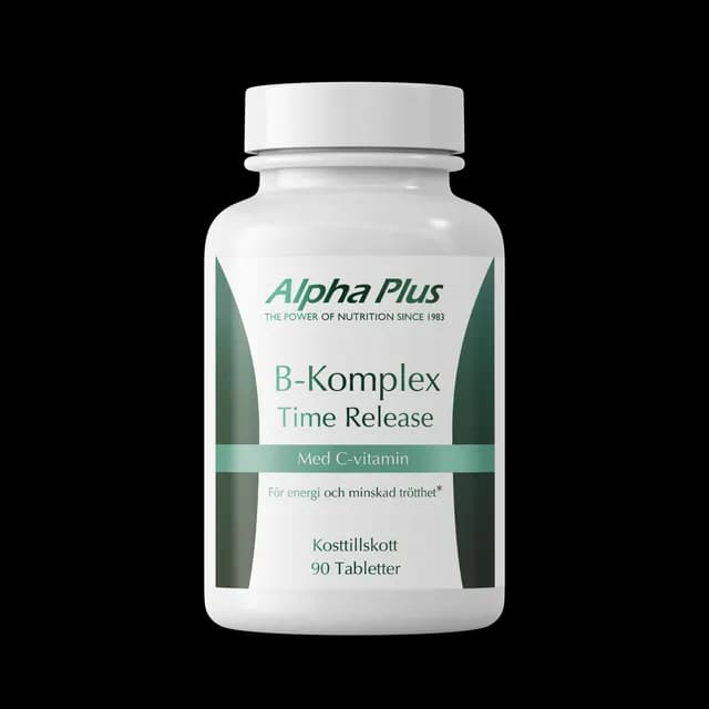 Alpha Plus B-Komplex Time Release 90 tabletter